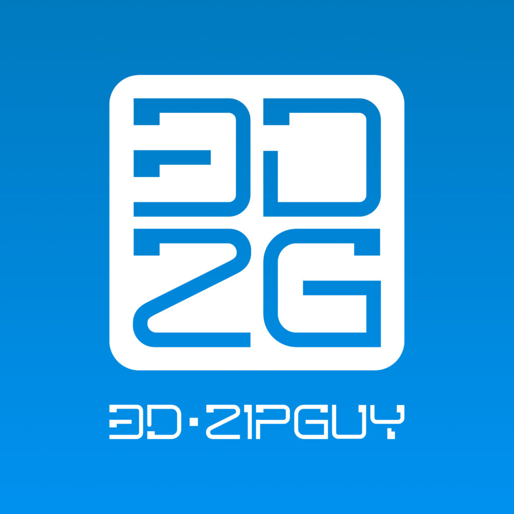 3D Zipguy logo