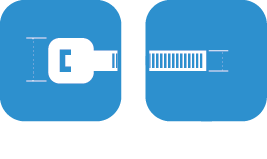 required zip-tie sizes for 3D printable action figures 