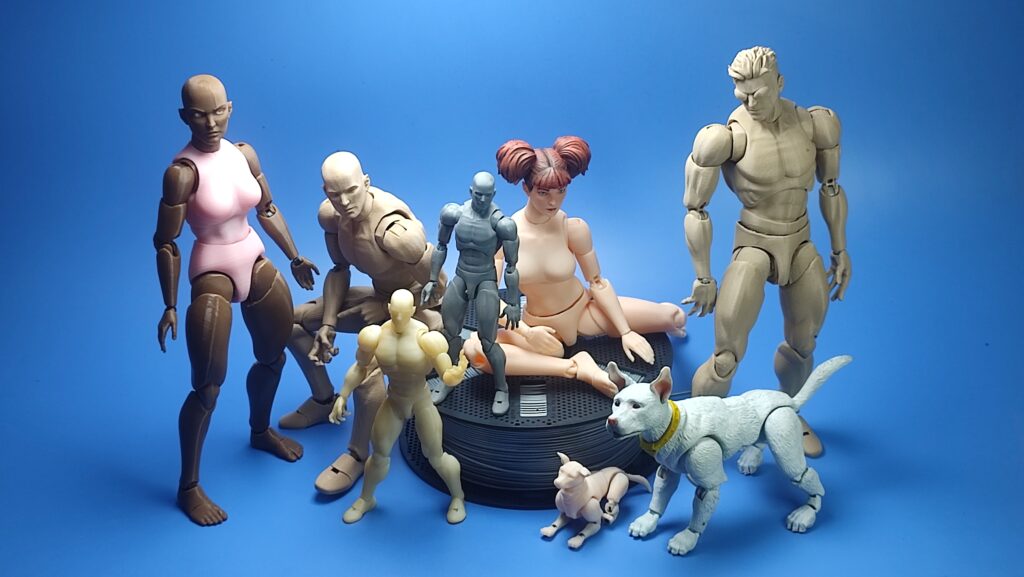 3D Zipguy Figures