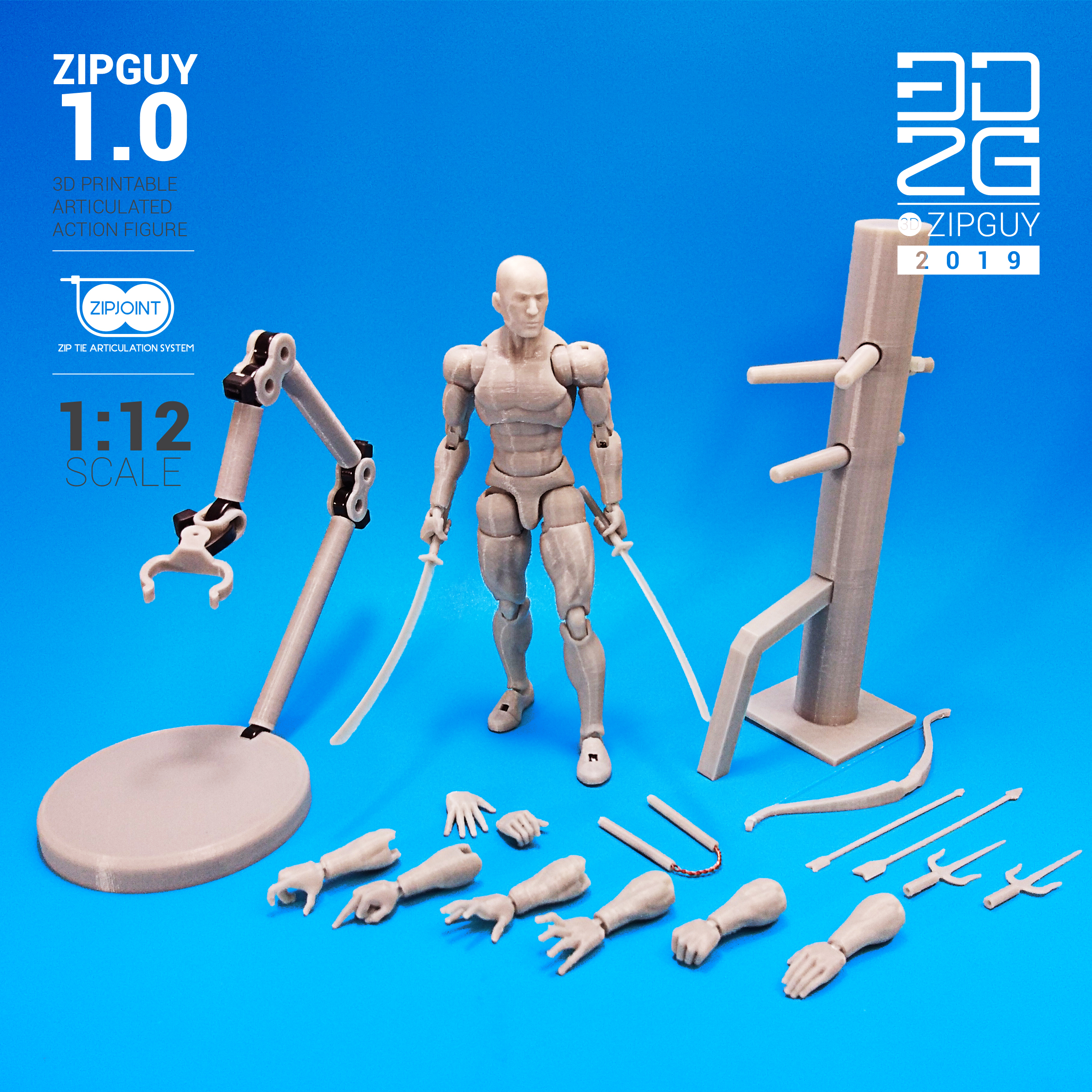 3D Zip Guy 1.0 Base Body